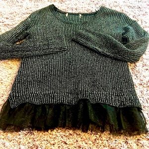 beautiful black sweater